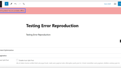 Photo of Cara mengatasi error JSON ketika melakukan post di website wordpress