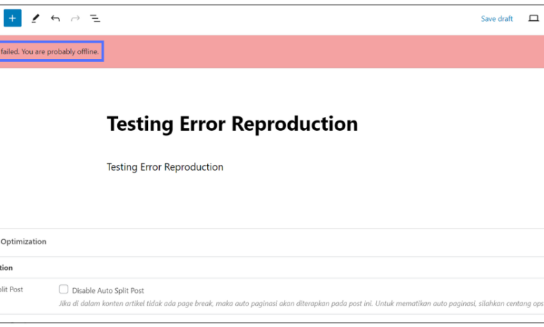 Error JSON